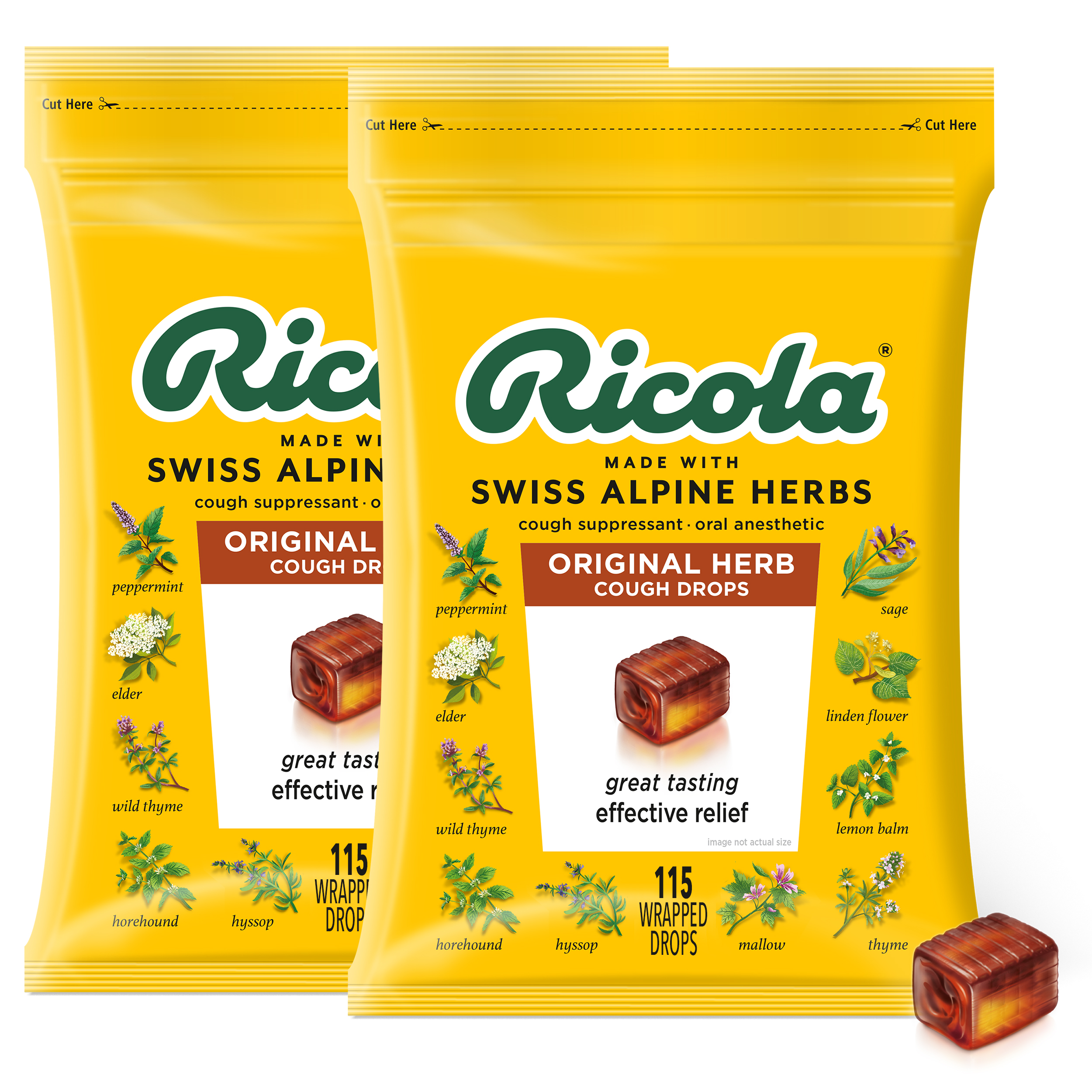 Ricola Cough Drops and Candy made from Swiss Herbs Ricola